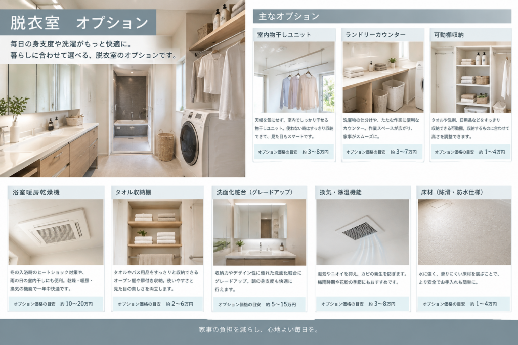 脱衣室オプション