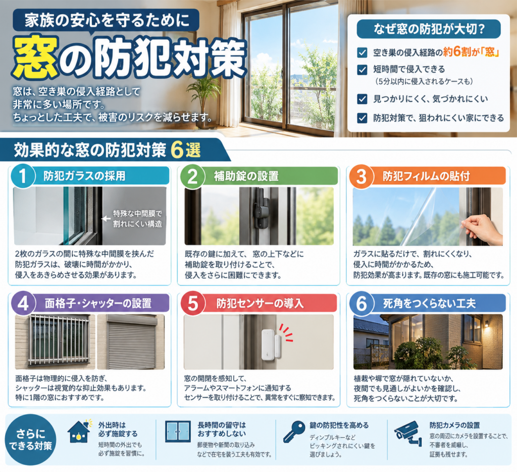 窓の防犯対策
