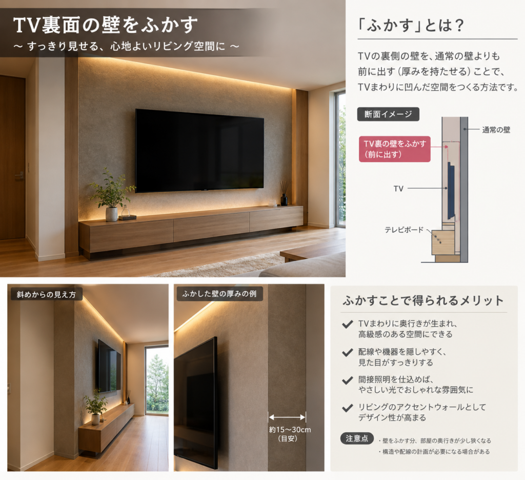 TV壁ふかし